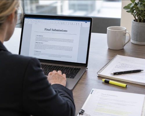Preparing & Delivering Final Submissions